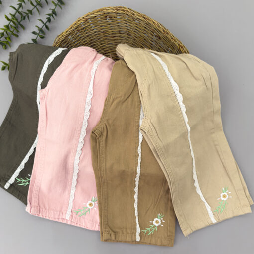 شلوار کتان بگ گلاره