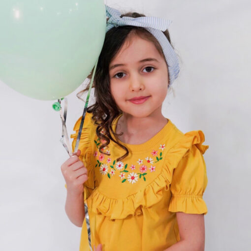 تیشرت یقه گلدوزی غزل - Image 2