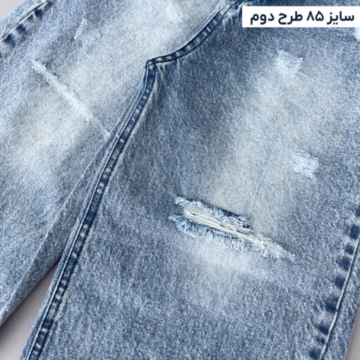 شلوار جین بگ زاپ‌دار ریان - Image 9