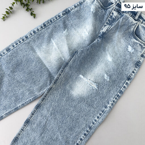 شلوار جین بگ زاپ‌دار ریان - Image 10